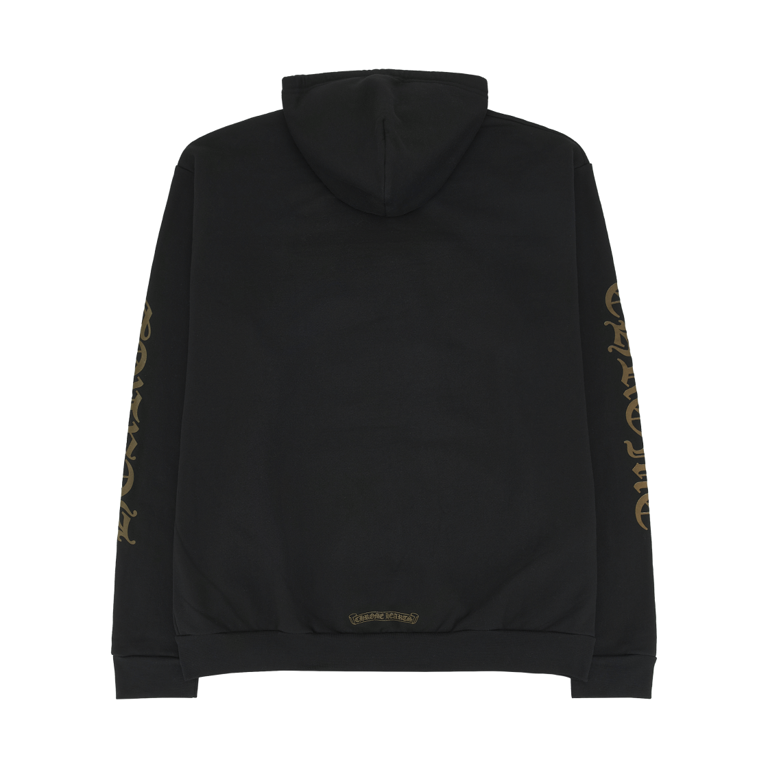 크롬하츠 버티컬 로고 플리스 집업 후드 블랙 아미 그린(Chrome Hearts Vertical Logo Fleece Zip-Up Hoodie Black Army Green) - 2