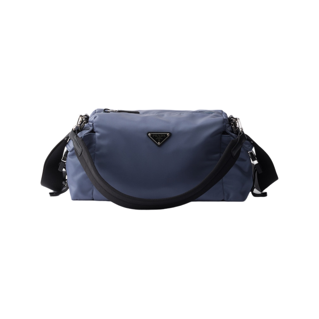 2VH206-2DW3-F0D57 Prada Explore Re-Nylon and Leather Bag Aviation Blue