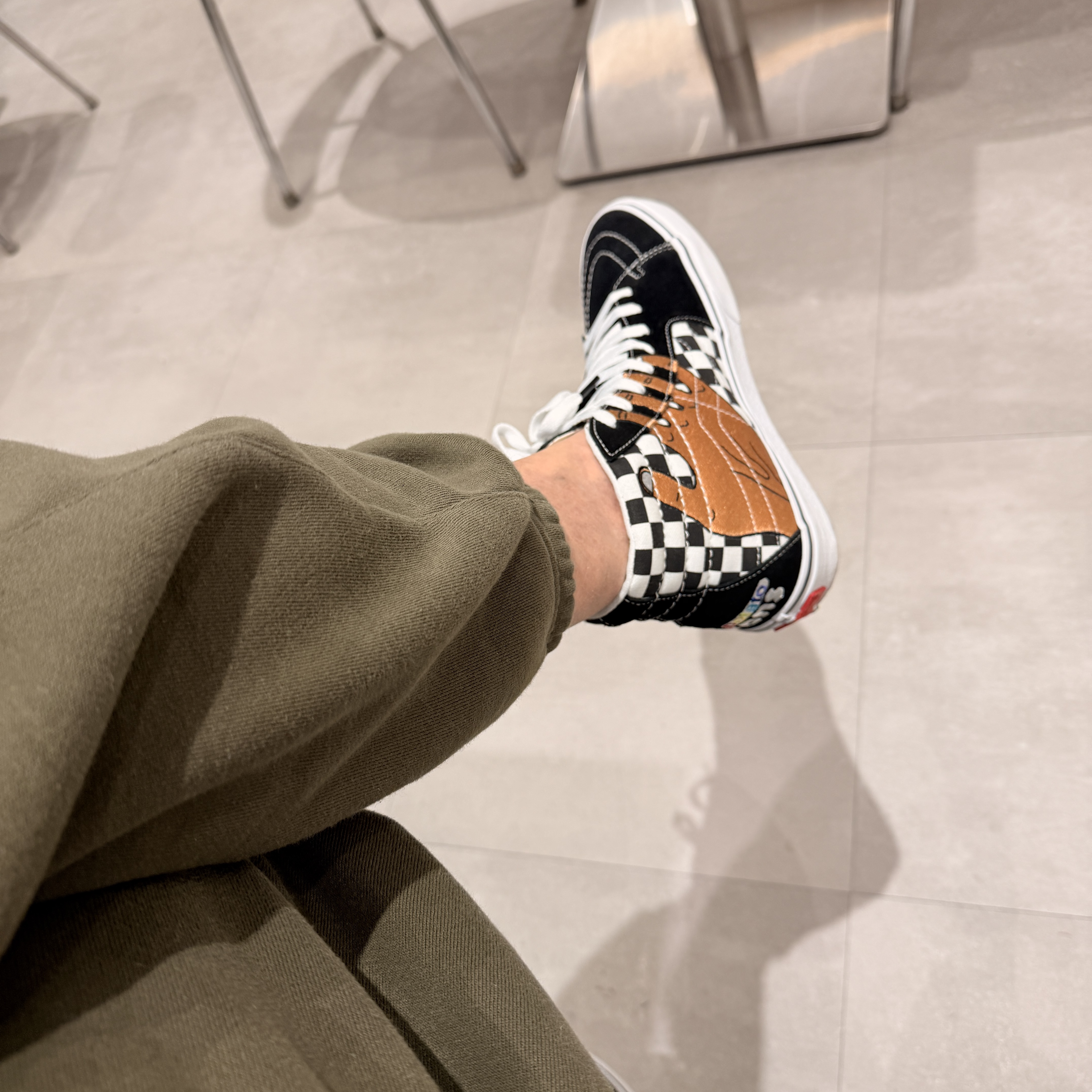 Vans Vault x Imran Potato Sk8-Hi VR3 LX Checkerboard 착용 스타일