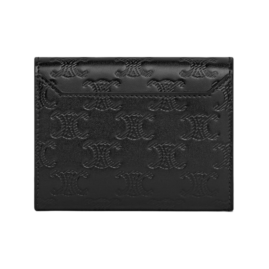 셀린느 비지니스 카드 홀더 카프스킨 트리옹프 엠보스드 블랙(Celine Business Card Holder in Calfskin with Triomphe Embossed Black) - 2