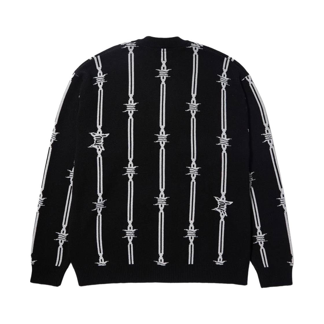 허프 바브드 와이어 가디건 블랙(HUF Barbed Wire Cardigan Black) - 2