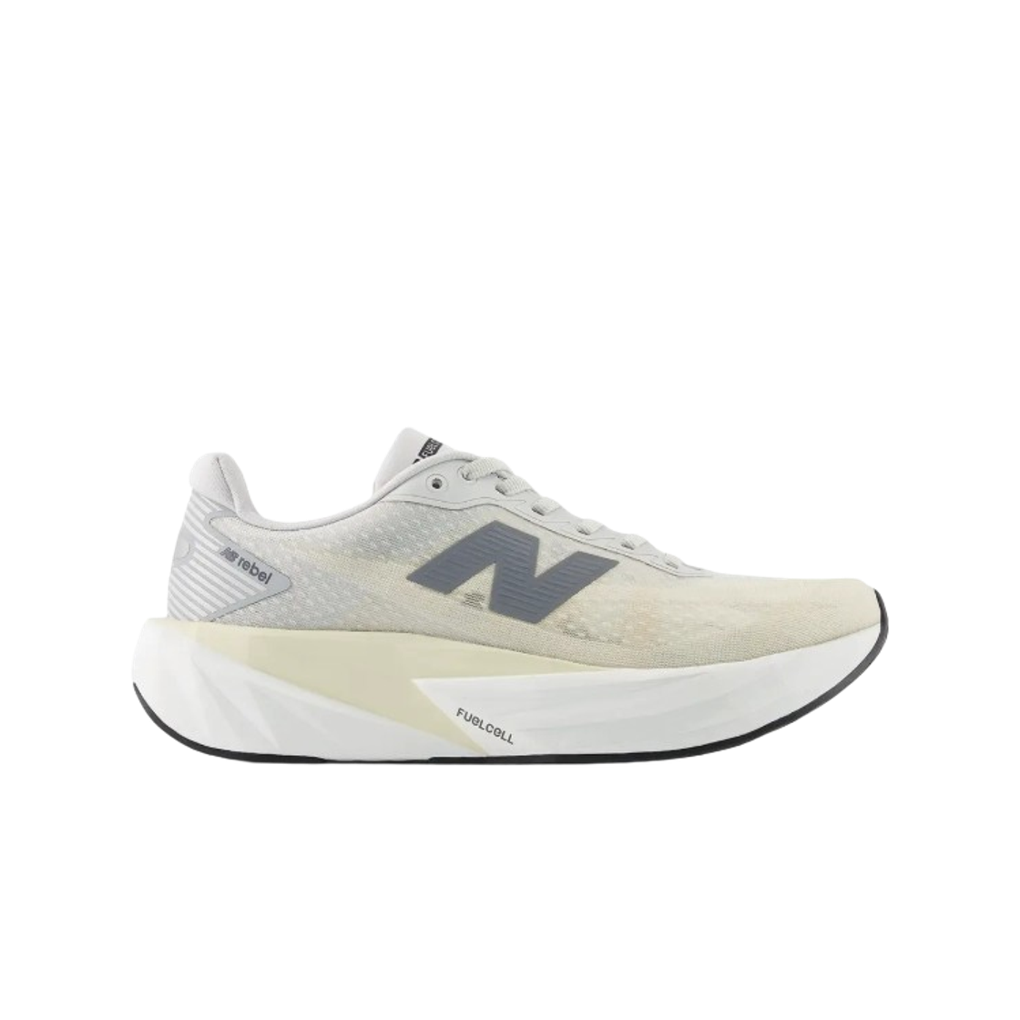 WFCXLX5 (W) New Balance FuelCell Rebel v5 Linen Grey Matter White - B Standard