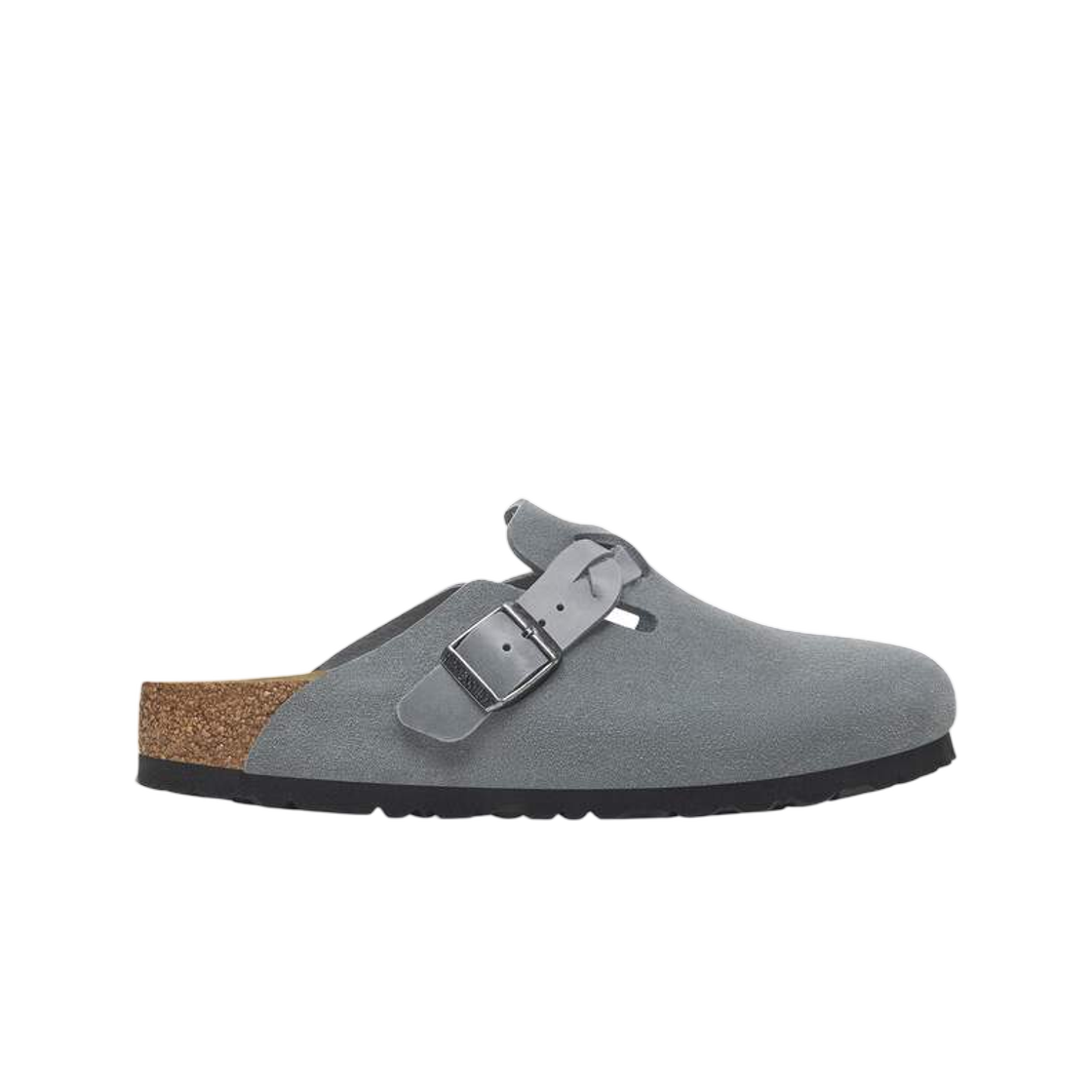 1029086 Birkenstock Boston Braided Basalt Gray - Narrow