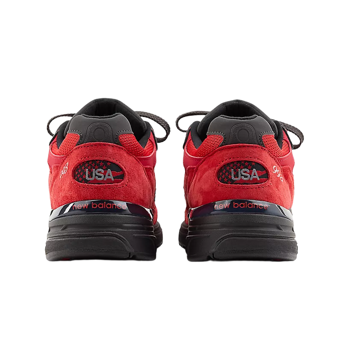 뉴발란스 993 메이드 인 USA 팀 레드 블랙(New Balance 993 Made in USA Team Red Black) - 3