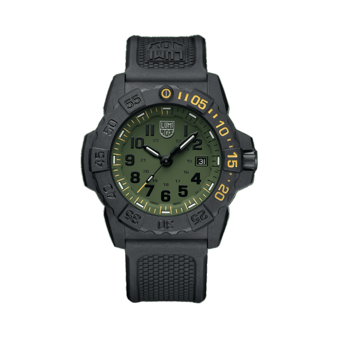루미녹스 네이비 씰 파운데이션 쿼츠 45mm 니트릴 러버 스트랩 그린(Luminox Navy Seal Foundation Quartz 45mm Nitrile Rubber Strap Green)