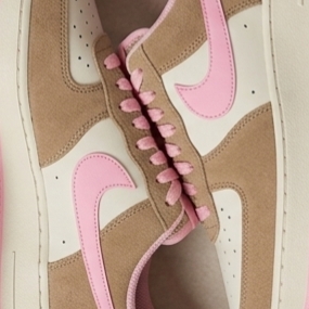 Nike Air Force 1 '07 LV8 Medium Soft Pink Phantom 착용 스타일