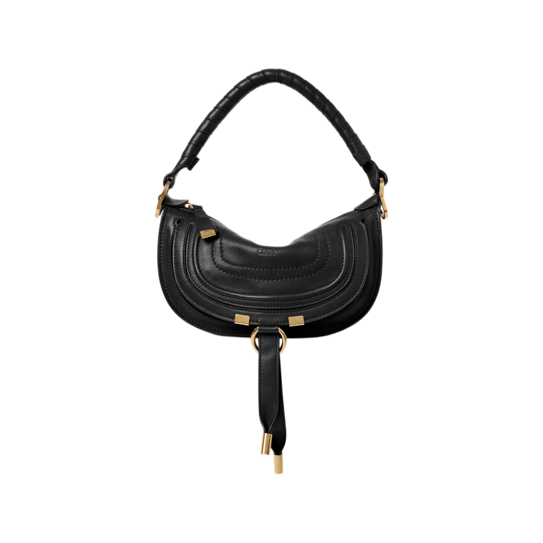 끌로에 미니 마르씨 숄더백 소프트 레더 블랙(Chloe Mini Marcie Shoulder Bag in Soft Leather Black)