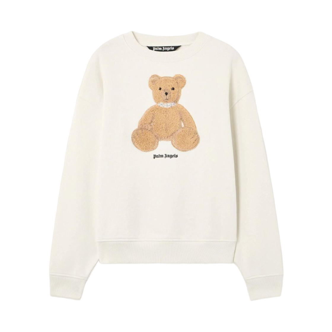 팜엔젤스 베어 레귤러 크루 - 화이트 브라운(Palm Angels Bear Regular Crew - Off White Brown) - 1
