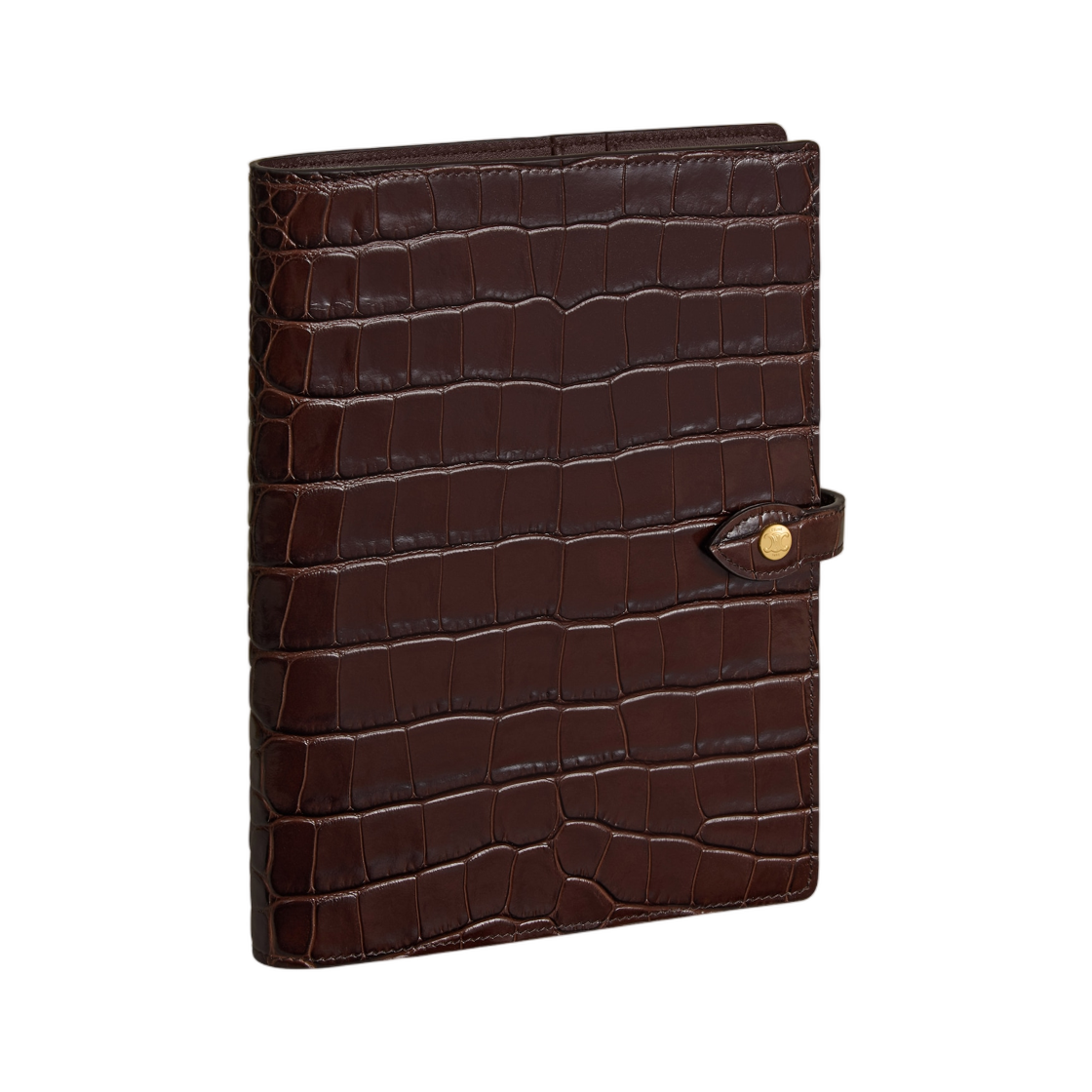 셀린느 미디움 노트북 커버 크로커다일 닐로티커스 초콜릿(Celine Medium Notebook Cover in Crocodile Niloticus Chocolate) - 2