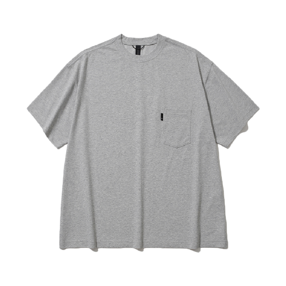 [SS26] 모이프 베이직 에어로우 티 헤더 그레이([SS26] moif Basic Aero H/S Tee Heather Gray)