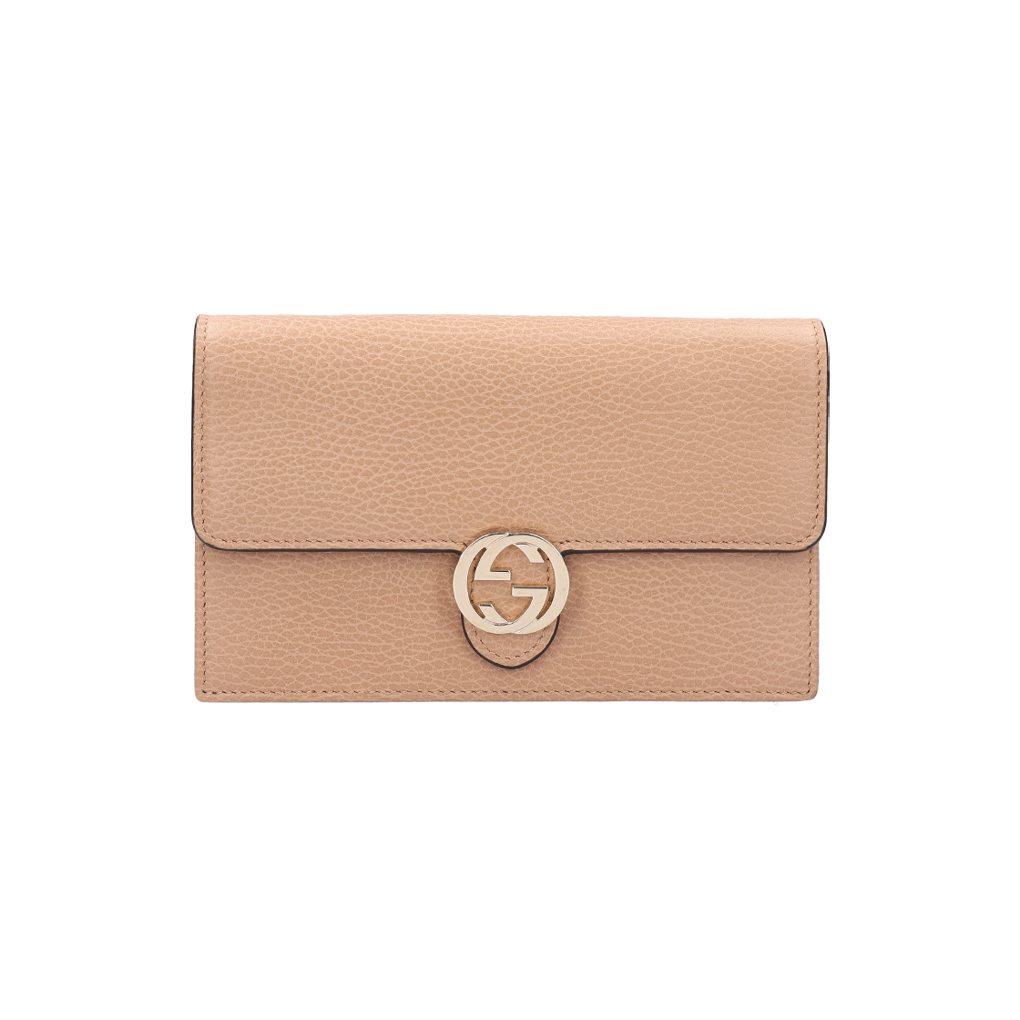 IT6C9UVI6IQG Gucci 510314 GG Interlocking Mini Chain Bag in Beige & Gold
