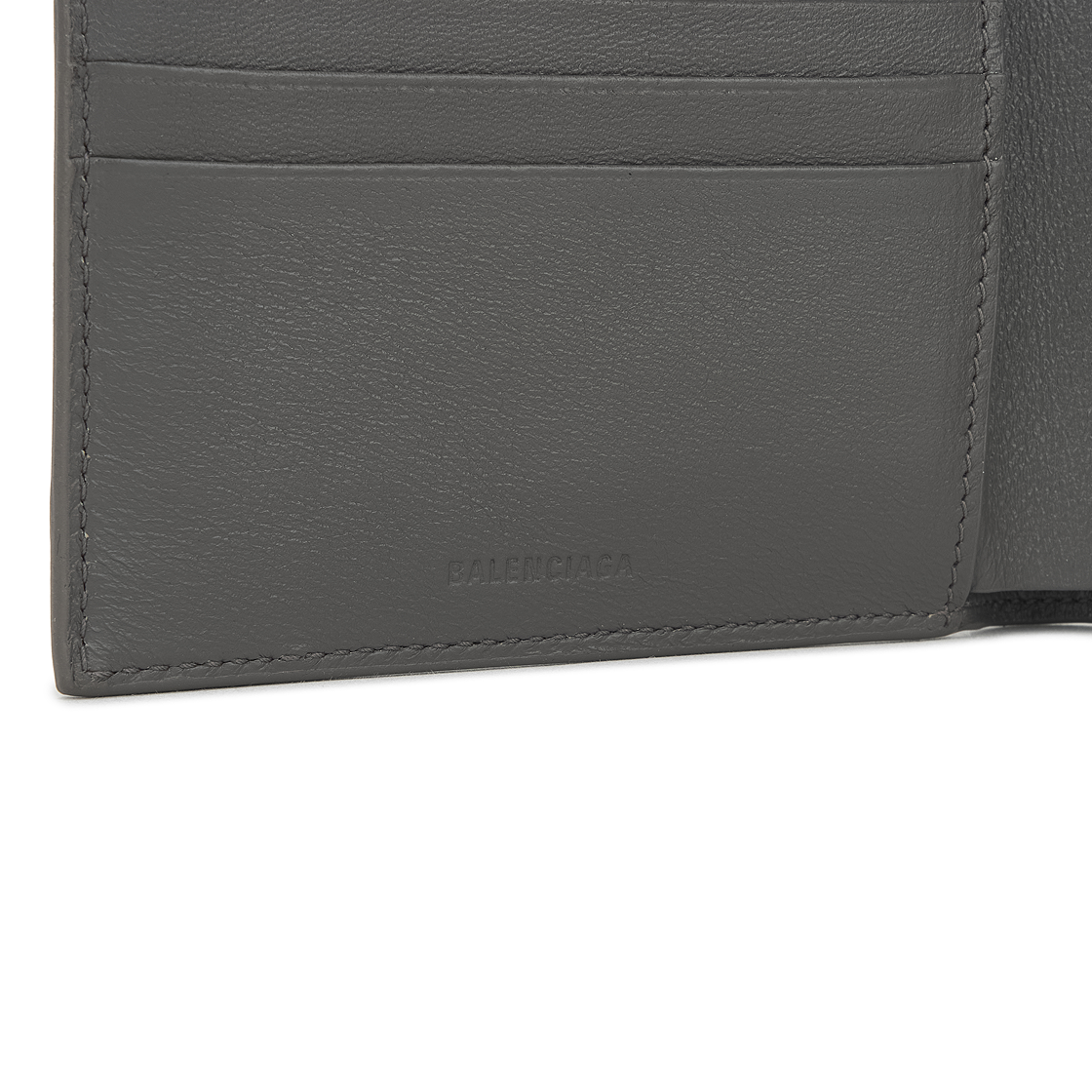 발렌시아가 캐쉬 스퀘어 반지갑 그래파이트 블랙(Balenciaga Cash Square Folded Wallet Graphite Black) - 5