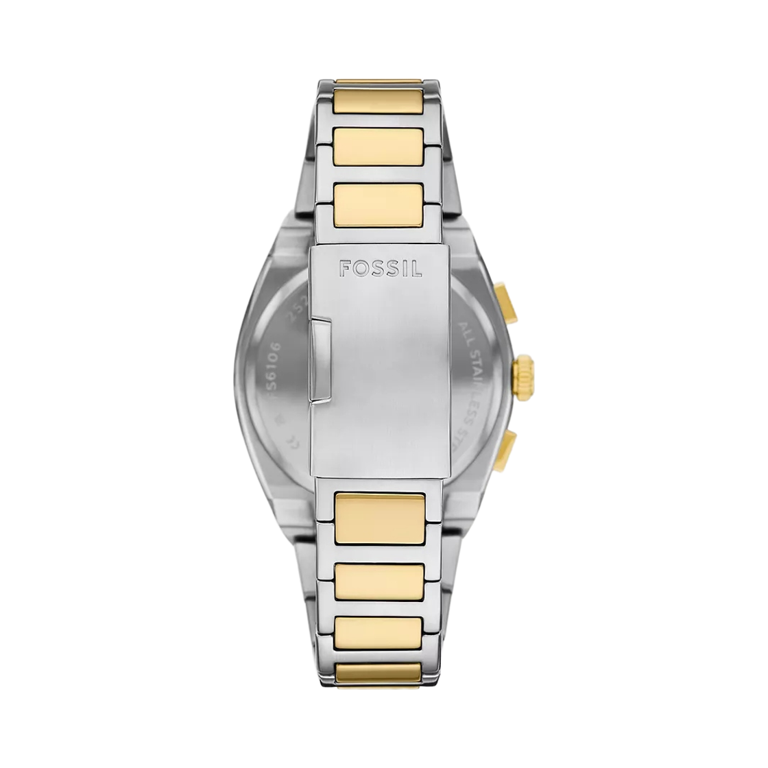 파슬 에버렛 쿼츠 크로노그래프 44mm 투톤 스테인리스 스틸 그린 골드(Fossil Everett Quartz Chronograph 44mm Two-Tone Stainless Steel Green Gold) - 2