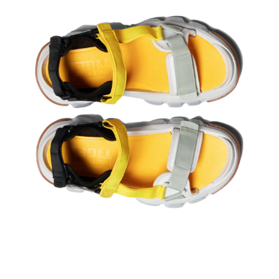오니츠카 타이거 덴티그레 벨티드 피드몬트 그레이 바이브런트 옐로우(Onitsuka Tiger Dentigre Belted Piedmont Grey Vibrant Yellow) - 2