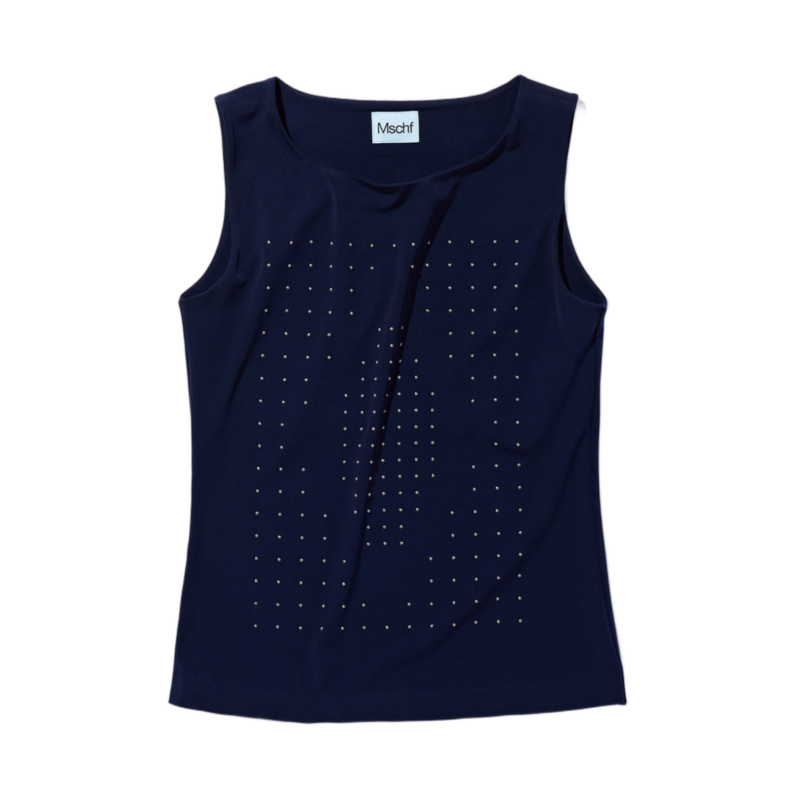 (W) 미스치프 사일런트 글램 슬리브리스 네이비((W) Mischief Silent Glam Sleeveless Navy) - 1
