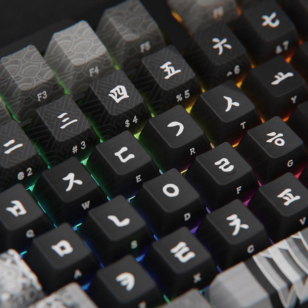 시이닷 모노 단청 유선 LED 기계식 키보드 한국의 미(C.e.dot Mono Dancheong Wired LED Mechanical Keyboard) - 5
