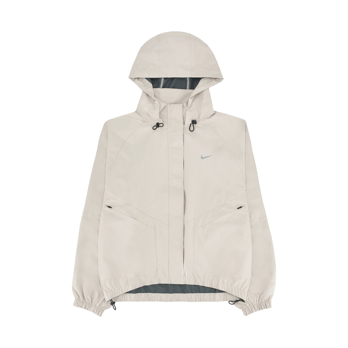 (W) 나이키 스톰 핏 스위프트 러닝 자켓 라이트 오어우드 브라운 블랙 - 아시아((W) Nike Storm Fit Swift Running Jacket Light Orewood Brown Black - Asia)