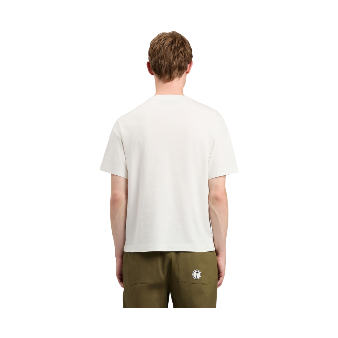 팜엔젤스 팜 선셋 레귤러 티셔츠 - 화이트 멀티컬러(Palm Angels Palm Sunset Regular Tee - Off White Multicolor) - 4