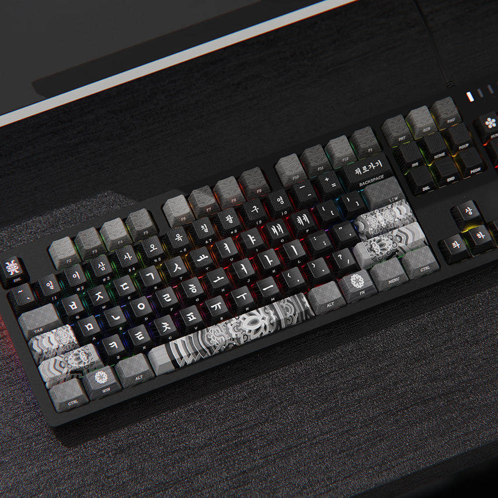 시이닷 모노 단청 유선 LED 기계식 키보드 한국의 미(C.e.dot Mono Dancheong Wired LED Mechanical Keyboard) - 6