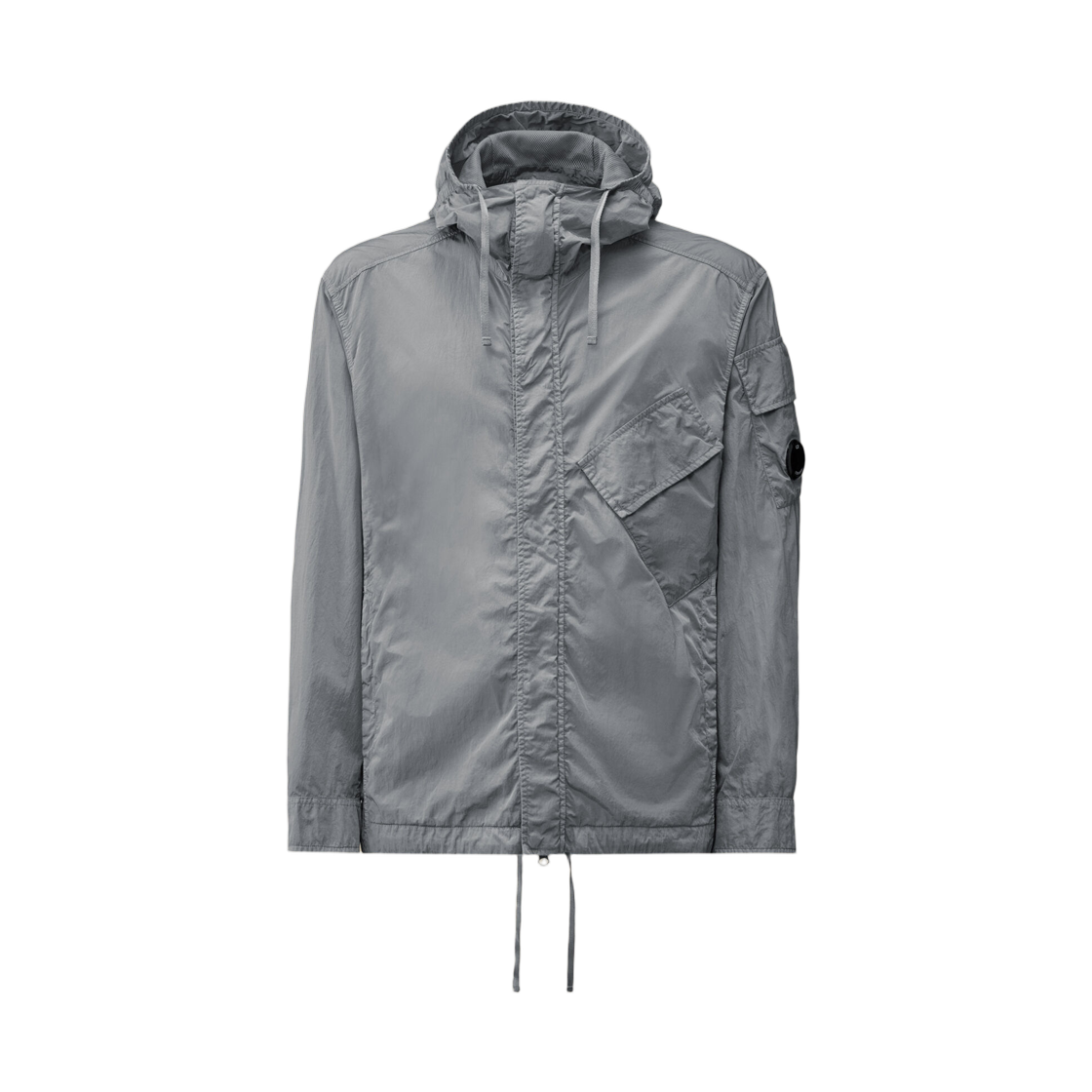 20CMOS058A005904G947 C.P. Company Chrome-R Hooded Lens Overshirt Ultimate Gray - 26SS