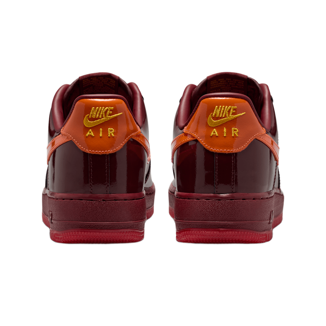 나이키 에어포스 1 로우 다크 팀 레드 앤 세이프티 오렌지(Nike Air Force 1 Low Dark Team Red and Safety Orange) - 3