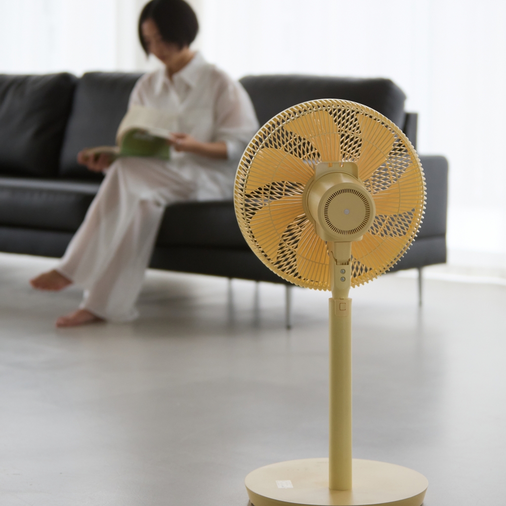 르젠 스탠드 리모컨 써큘레이터 선풍기 AR [버터옐로우](Lezen Stand Remote Control Circulator Fan AR [Butter Yellow]) - 3