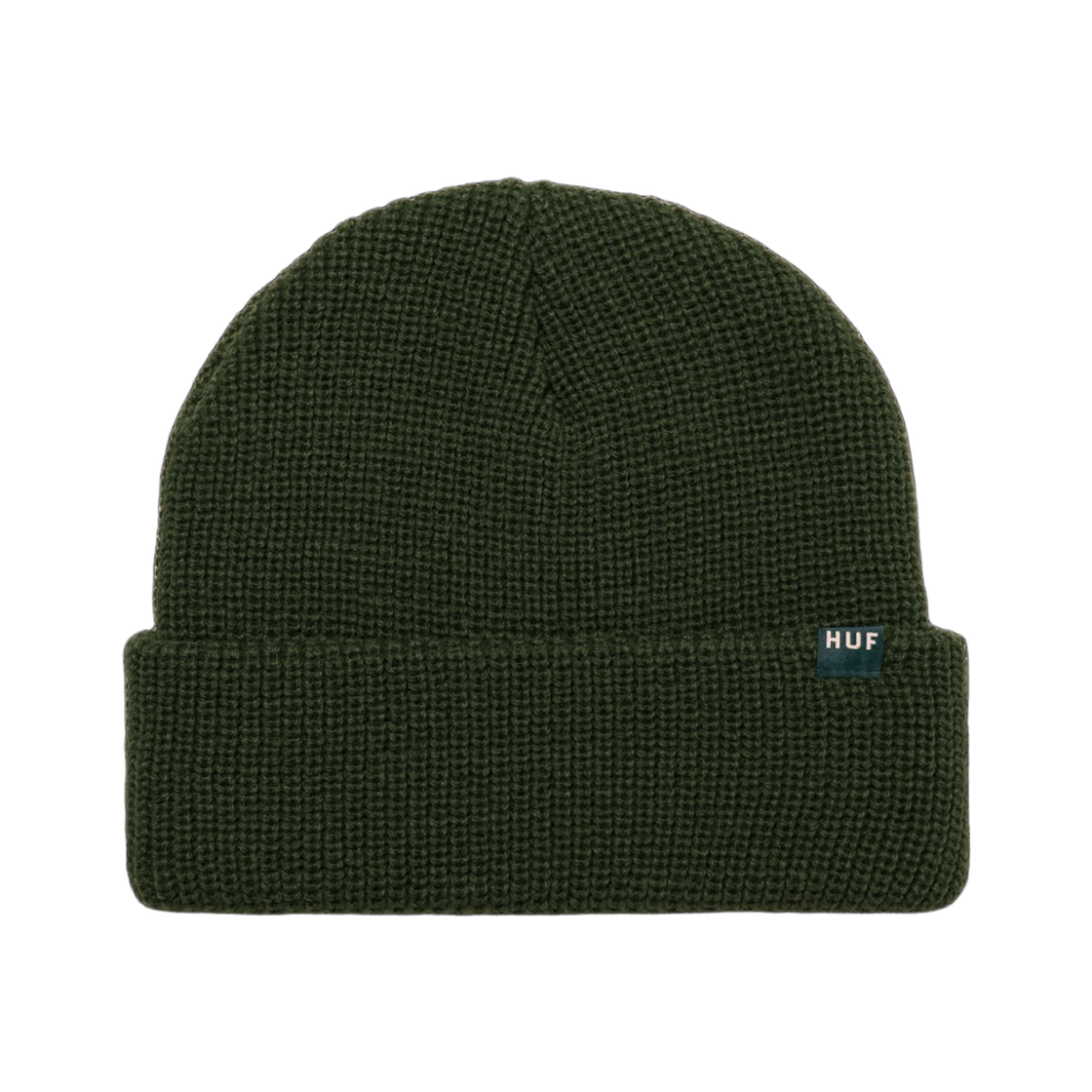 허프 에센셜 유주얼 비니 헌터 그린(HUF Essential Usual Beanie Hunter Green)