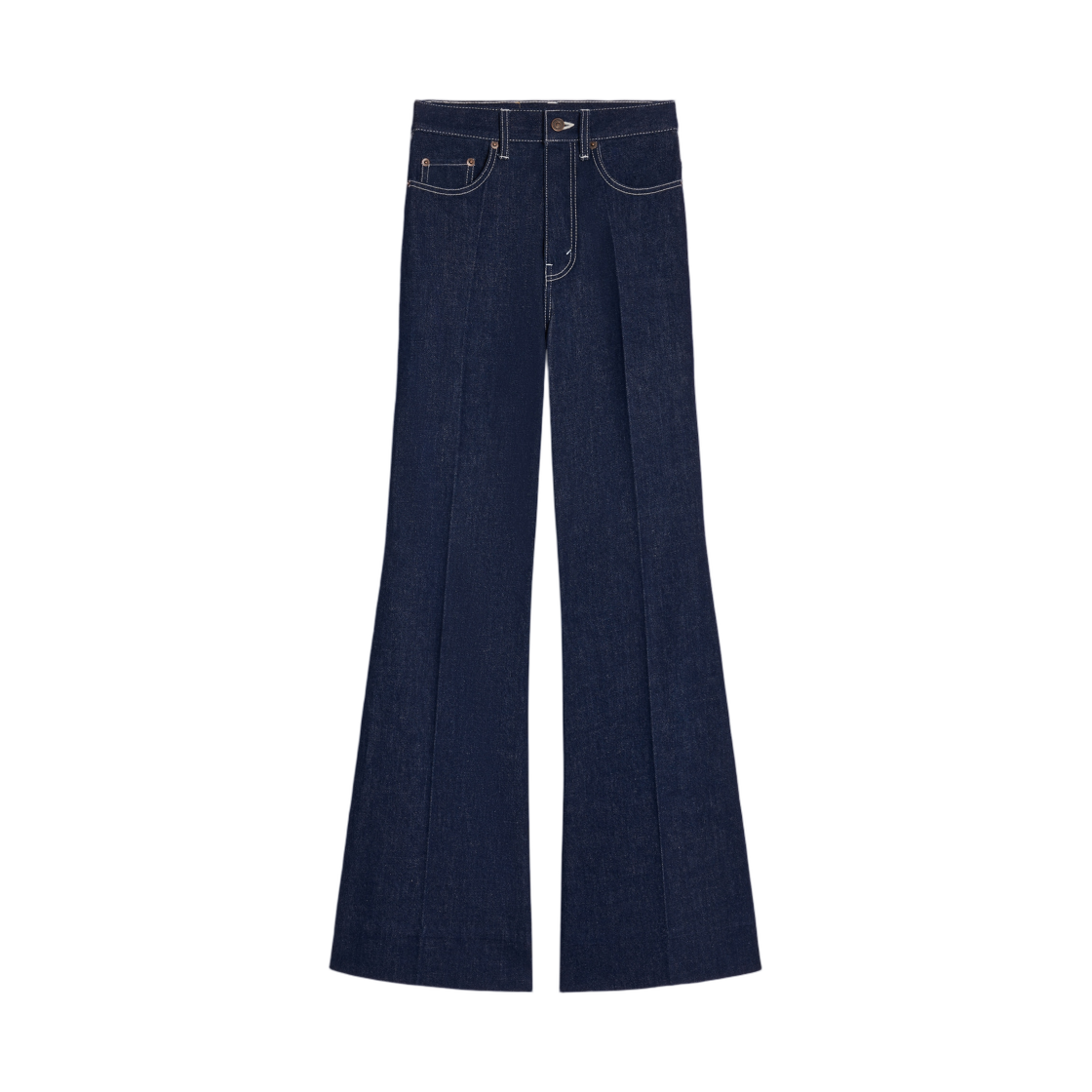 셀린느 플레어 진 003 라이트웨이트 인디고 데님 린스드(Celine Flare Jeans 003 in Lightweight Indigo Denim Rinsed)