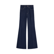 Celine Flare Jeans 003 in Lightweight Indigo Denim Rinsed