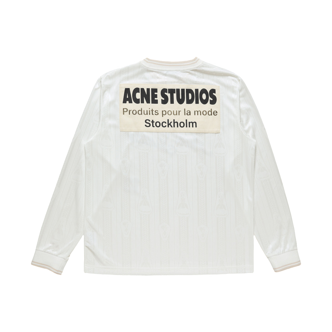 아크네 스튜디오 로고 스포츠 저지 탑 화이트(Acne Studios Logo Sports Jersey Top White) - 2