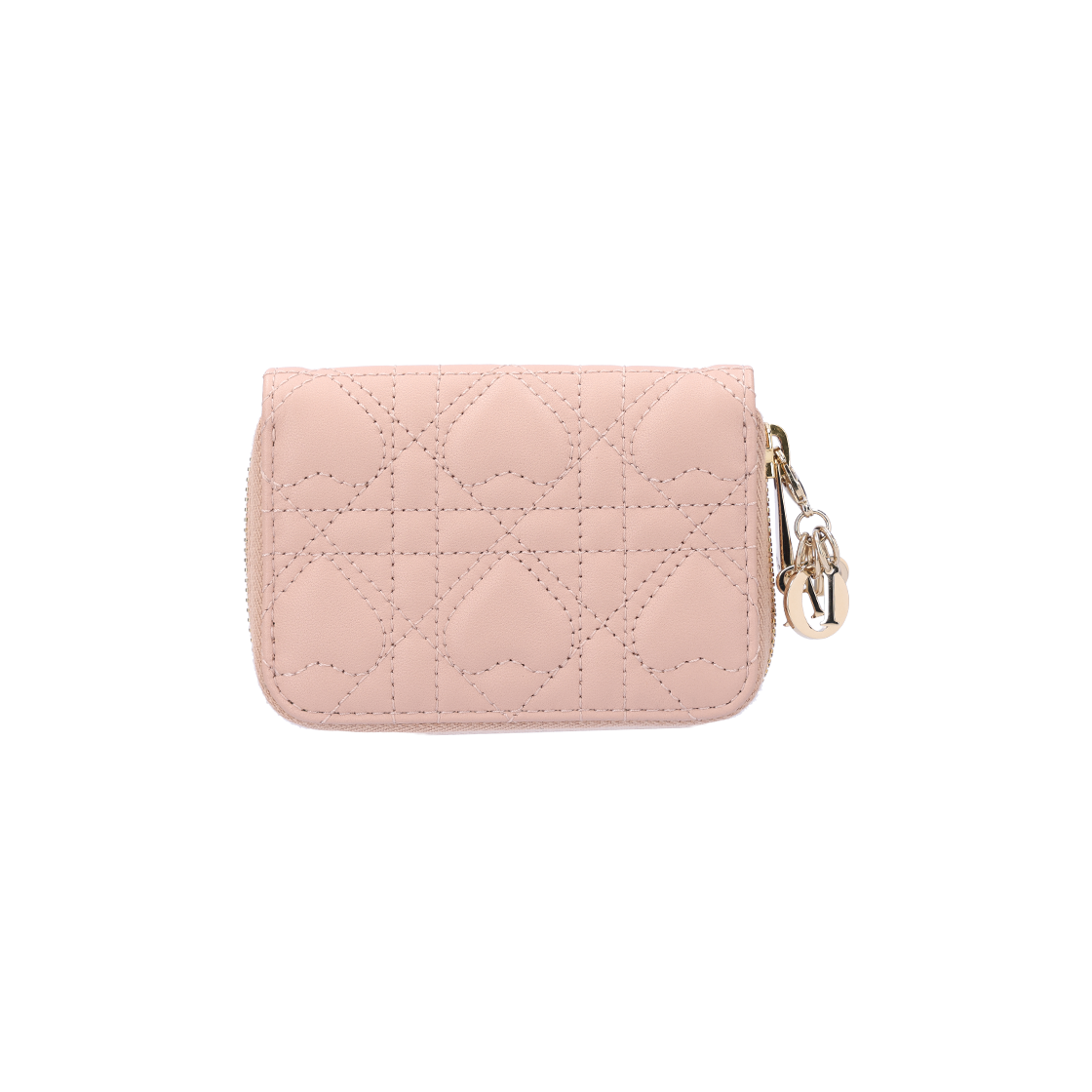 디올 S0985ONMJ 스몰 레이디 보야저 코인 지갑 까나쥬 램스킨 인더핑크(Dior Small Lady Voyager Coin Purse in Pink Cannage Lambskin)