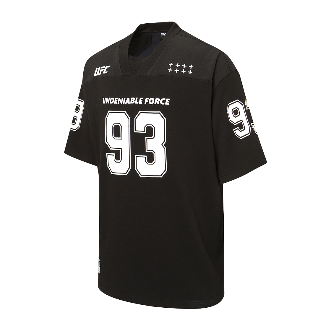 유에프씨 스포츠 풋볼저지 오버핏 반팔 티셔츠 블랙 U2SSX2344BK(UFC SPORT Football Jersey Oversized Fit Short Sleeved Shirt Black) - 2