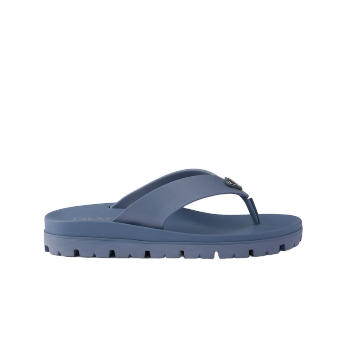 프라다 러버 통 샌들 에비에이션 블루(Prada Rubber Thong Sandals Aviation Blue)