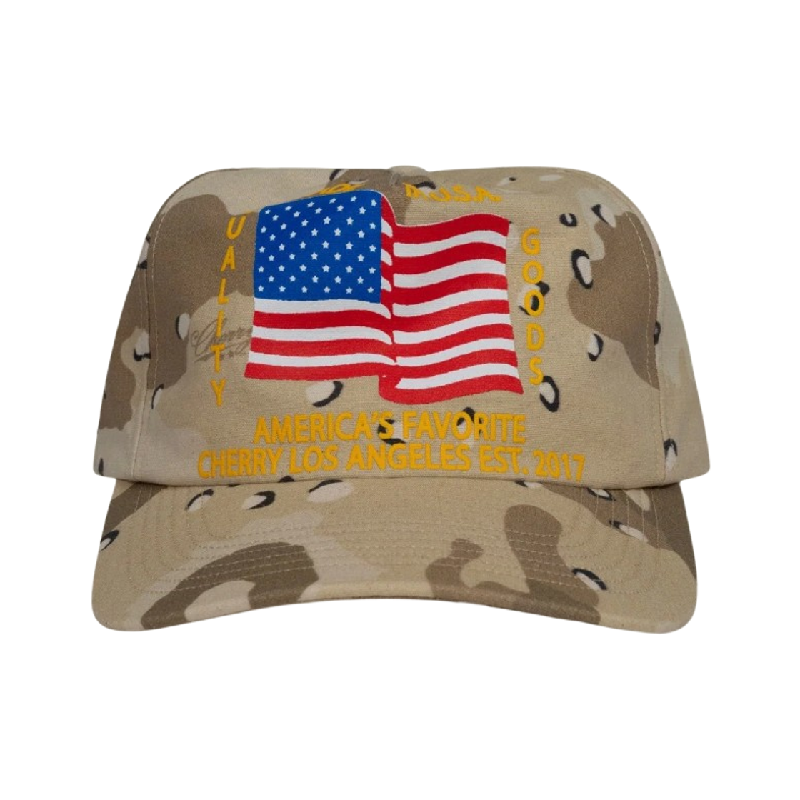 체리 LA 아메리카 페이버릿 5 패널 햇 데저트 카모(Cherry LA America's Favorite 5 Panel Hat Desert Camo)