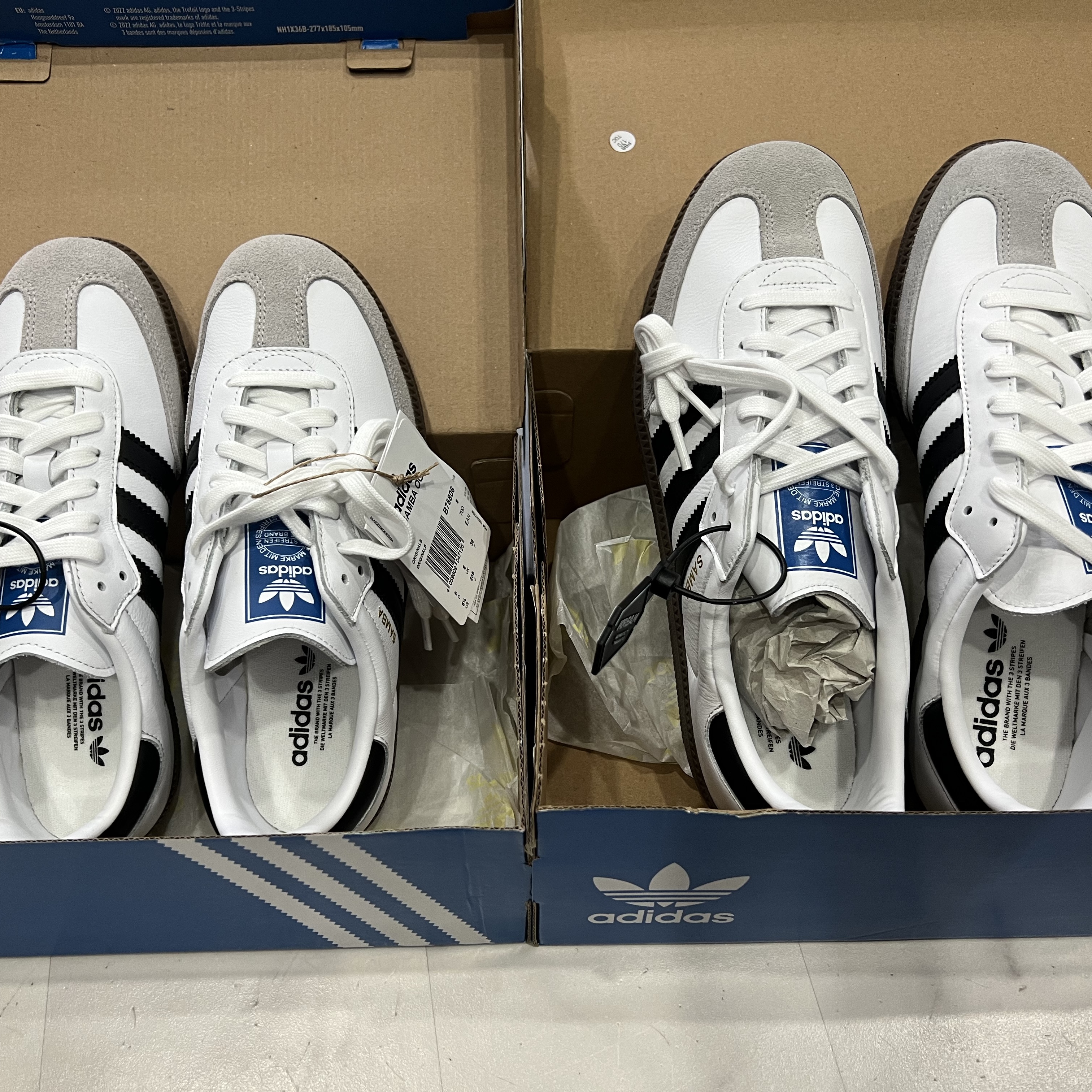 Adidas Samba OG Cloud White 착용 스타일 - 1