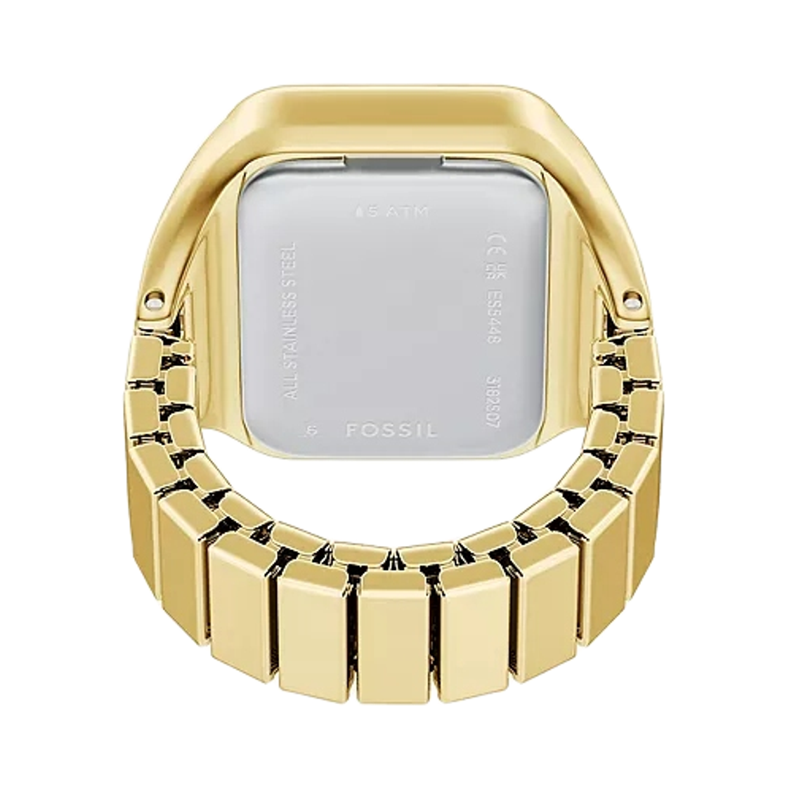 (W) 파슬 라켈 워치 링 쿼츠 투핸드 14mm 골드톤 스테인리스 스틸 그린 골드((W) Fossil Raquel Watch Ring Quartz Two-Hand 14mm Gold-Tone Stainless Steel Green Gold) - 2