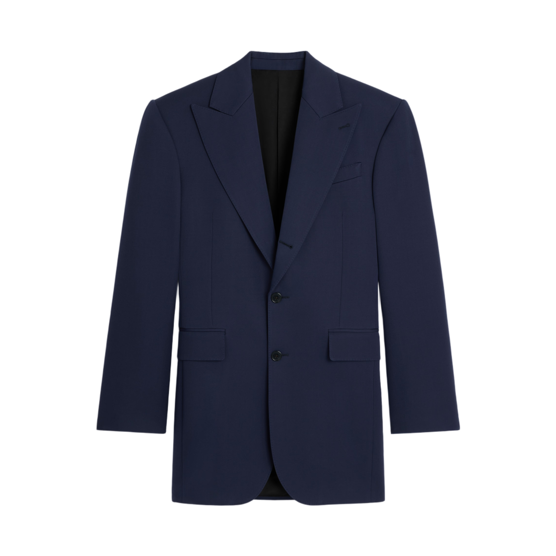 셀린느 콜론느 자켓 그레인 드 뿌드르 울 네이비(Celine Colonne Jacket in Grain De Poudre Wool Navy)