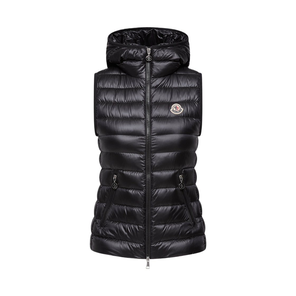 GLYGOSSE 1A00098 597YG [15% 쿠폰] (W) Moncler Glycosse Hooded Down Vest Black - 26SS