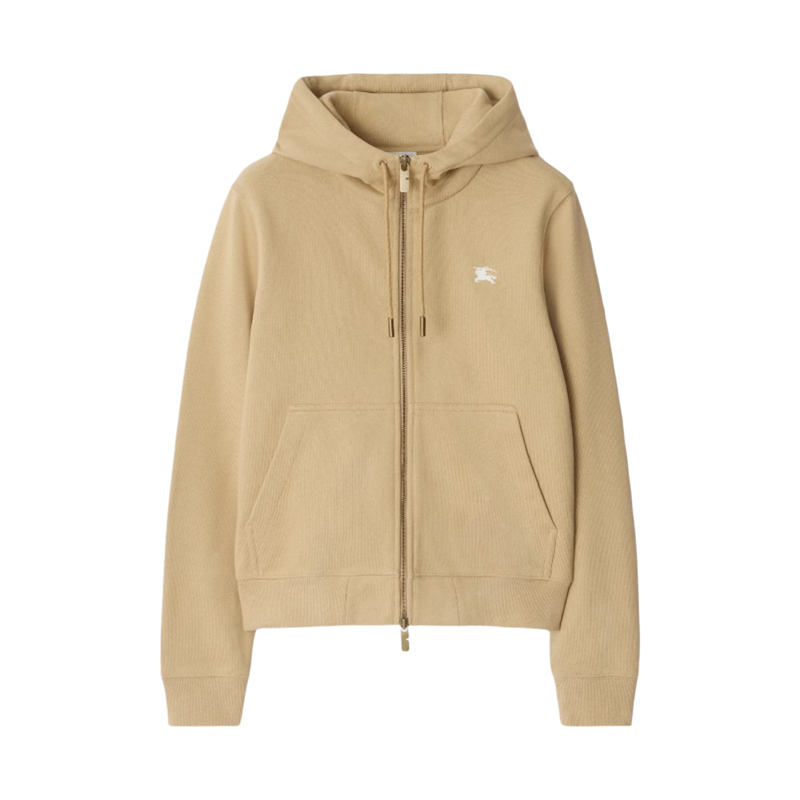 8111668 FLAX 25F [15% 쿠폰] (W) Burberry Knight Stamp Cotton Zip Hoodie Linen