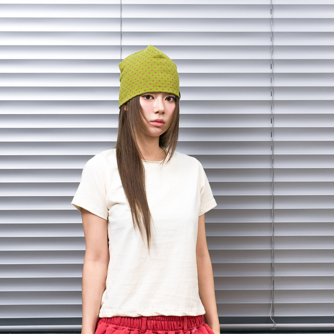 낫뉴 nn 라벨 허니 도트 비니 그린(Not New nn Label Honey Dot Beanie Green) - 4