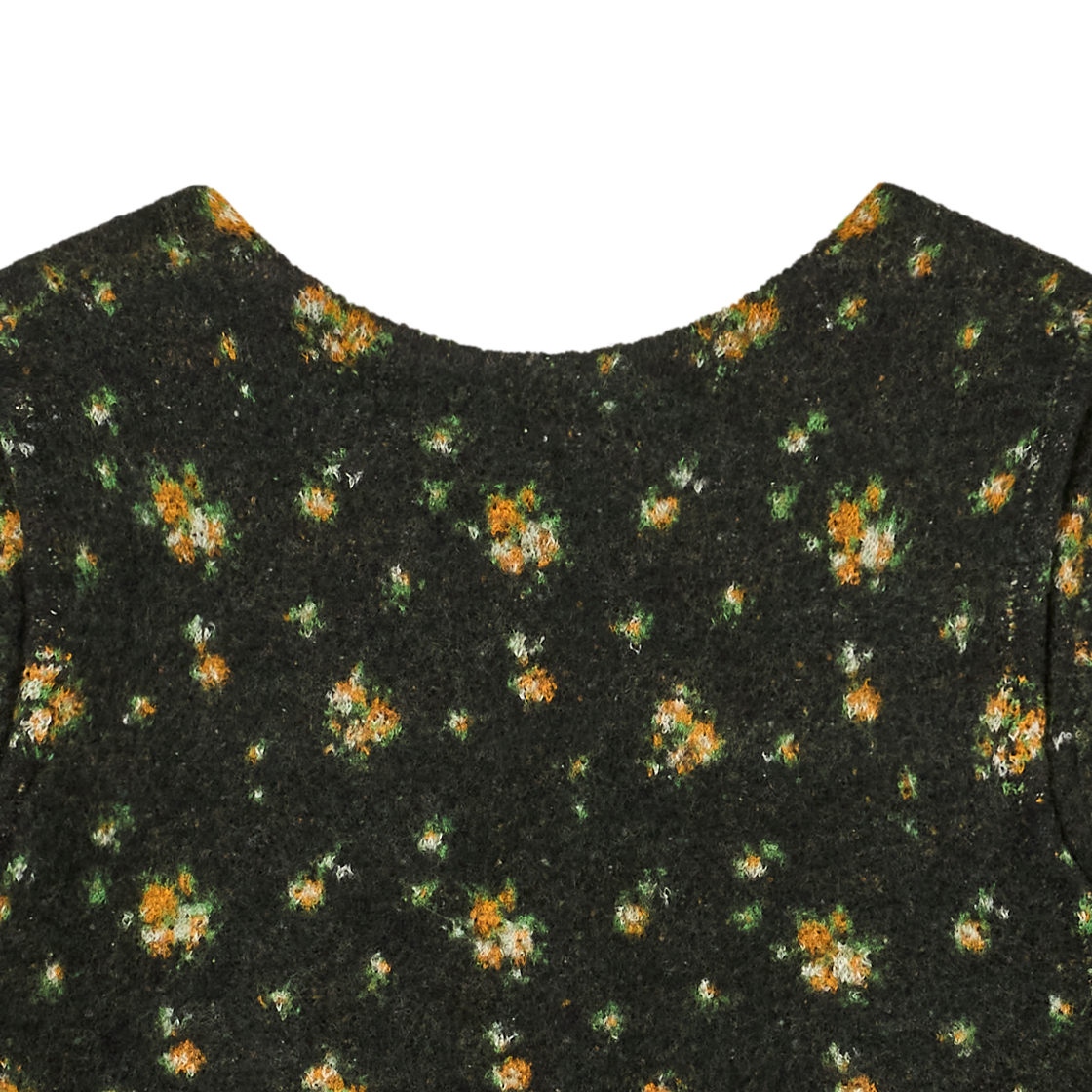 퍼버즈 우먼 플로럴 도트 니트 가디건 블랙 - 26FW(Perverze Women Floral Dot Knit Cardigan Black - 26FW) - 6
