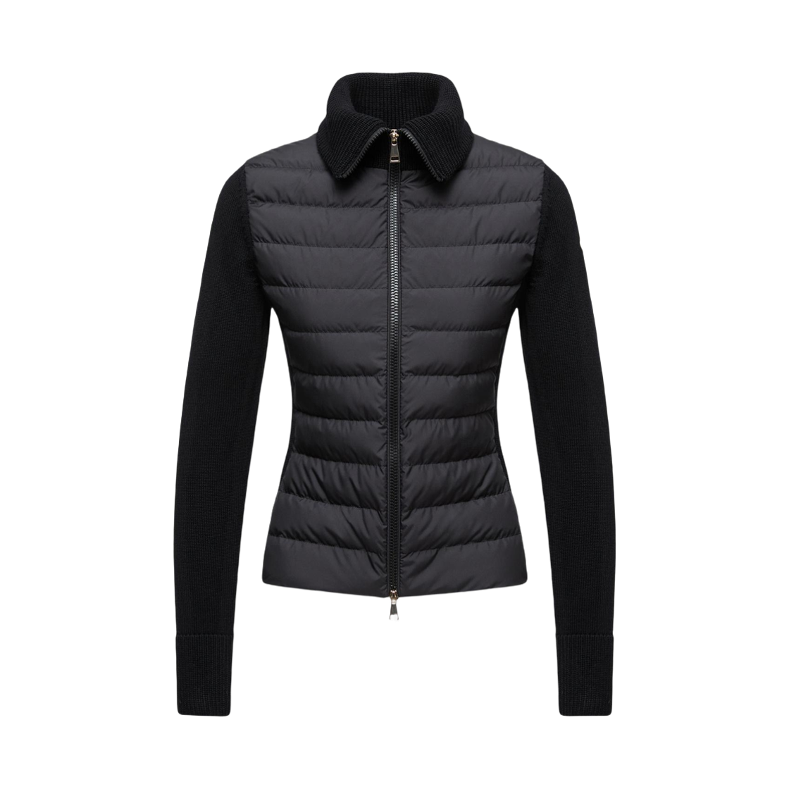 9B00035 M1131 999 25F [15% 쿠폰] (W) Moncler Padded Wool Zip Up Cardigan Black - 25FW