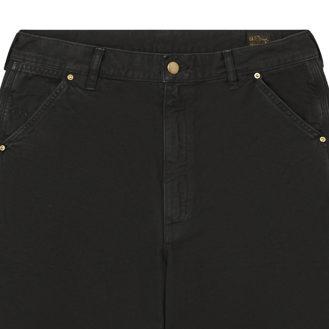 오어슬로우 대드 핏 옥스포드 페인터 팬츠 블랙- 26FW(Orslow Dad's Fit Oxford Painter Pants Black - 26FW) - 3