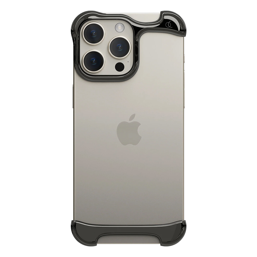 AP-AL-PGY-IP16P Arc Pulse iPhone Aerospace Aluminum Bumper Case – Graphite (iPhone 16 Pro / Pro Max)