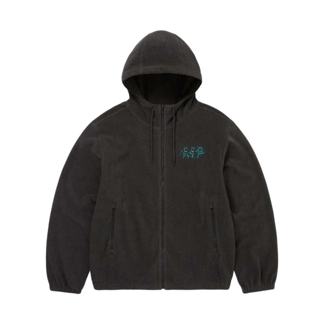 - Thisisneverthat x Grateful Dead Polar Fleece Jacket Dark Brown