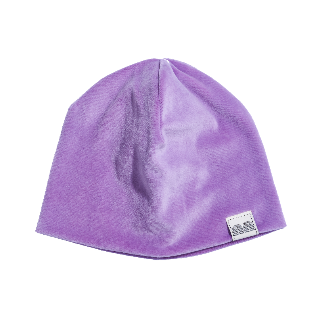 nn26ac16pp Not New nn Label Velour Beanie Purple