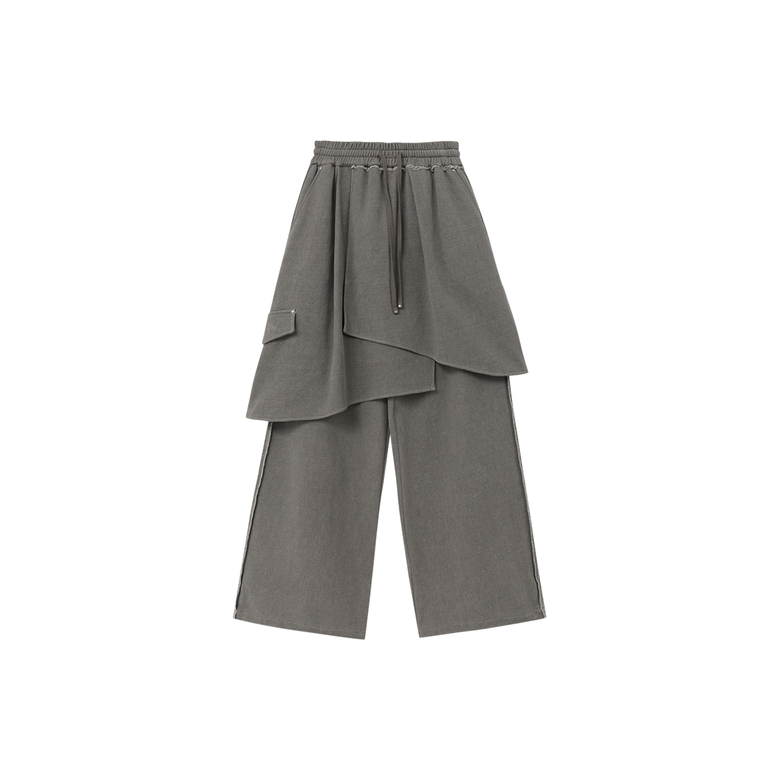 Z26S-WPT08-ASH Znuz Layerez Wrap Sweatpants - Ash Grey