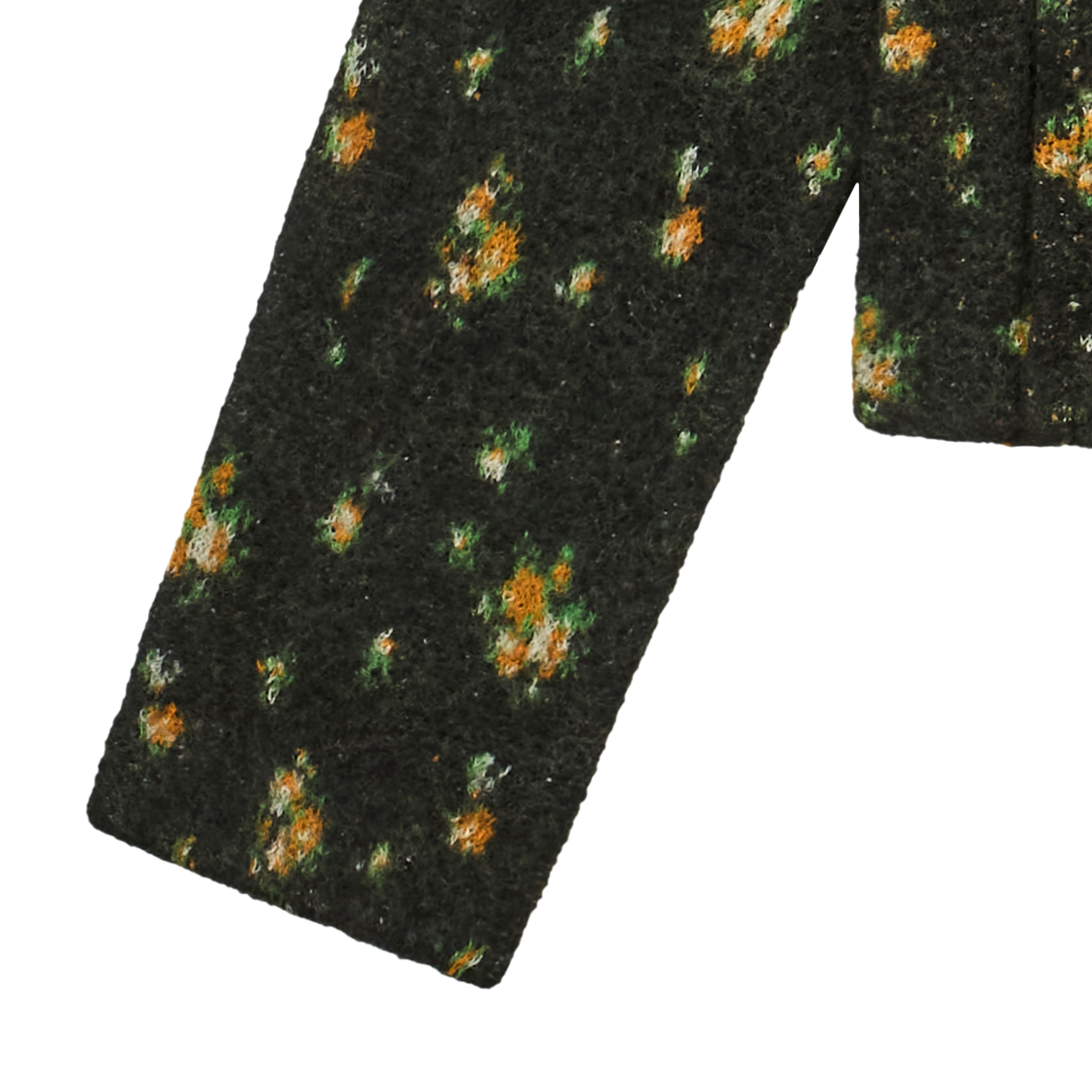 퍼버즈 우먼 플로럴 도트 니트 가디건 블랙 - 26FW(Perverze Women Floral Dot Knit Cardigan Black - 26FW) - 5