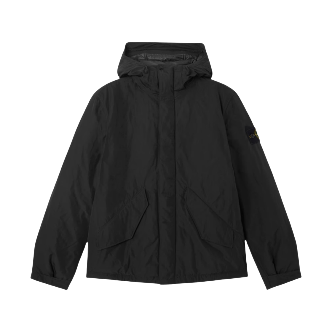 L2S154100010 S0A26 V002 [15% 쿠폰] Stone Island 4100010 Micro Twill Padded Hooded Jacket with Anti-Drop Black - 26FW