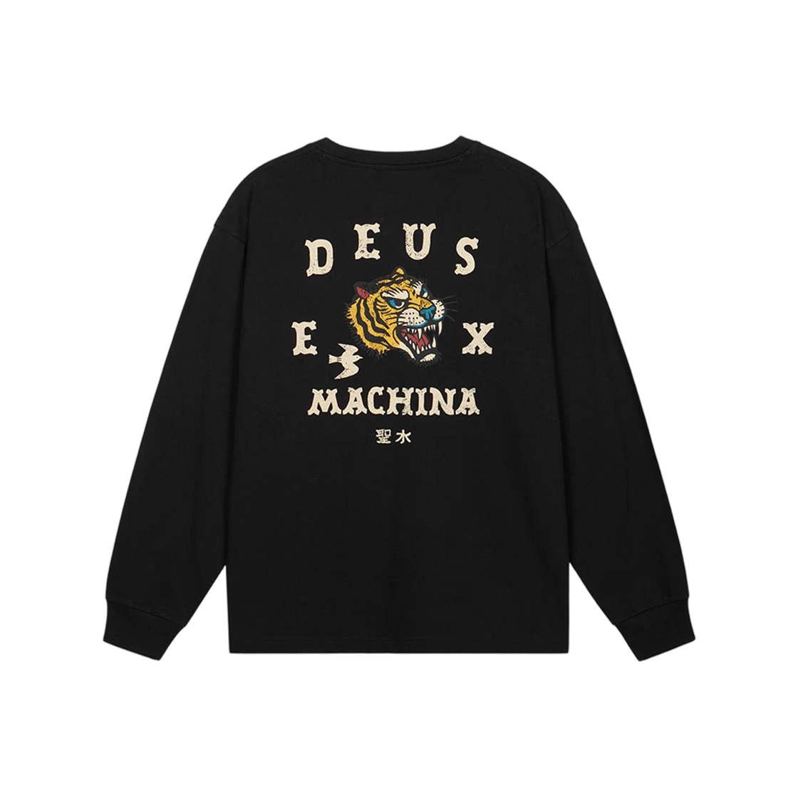 데우스 엑스 마키나 이터널 그로울 롱슬리브 티셔츠 블랙(Deus Ex Machina Eternal Growl L/S T-Shirt Black) - 1